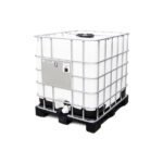 1 Ton - 1 m3 Tahta Paletli Temizlenmiş IBC Su Deposu