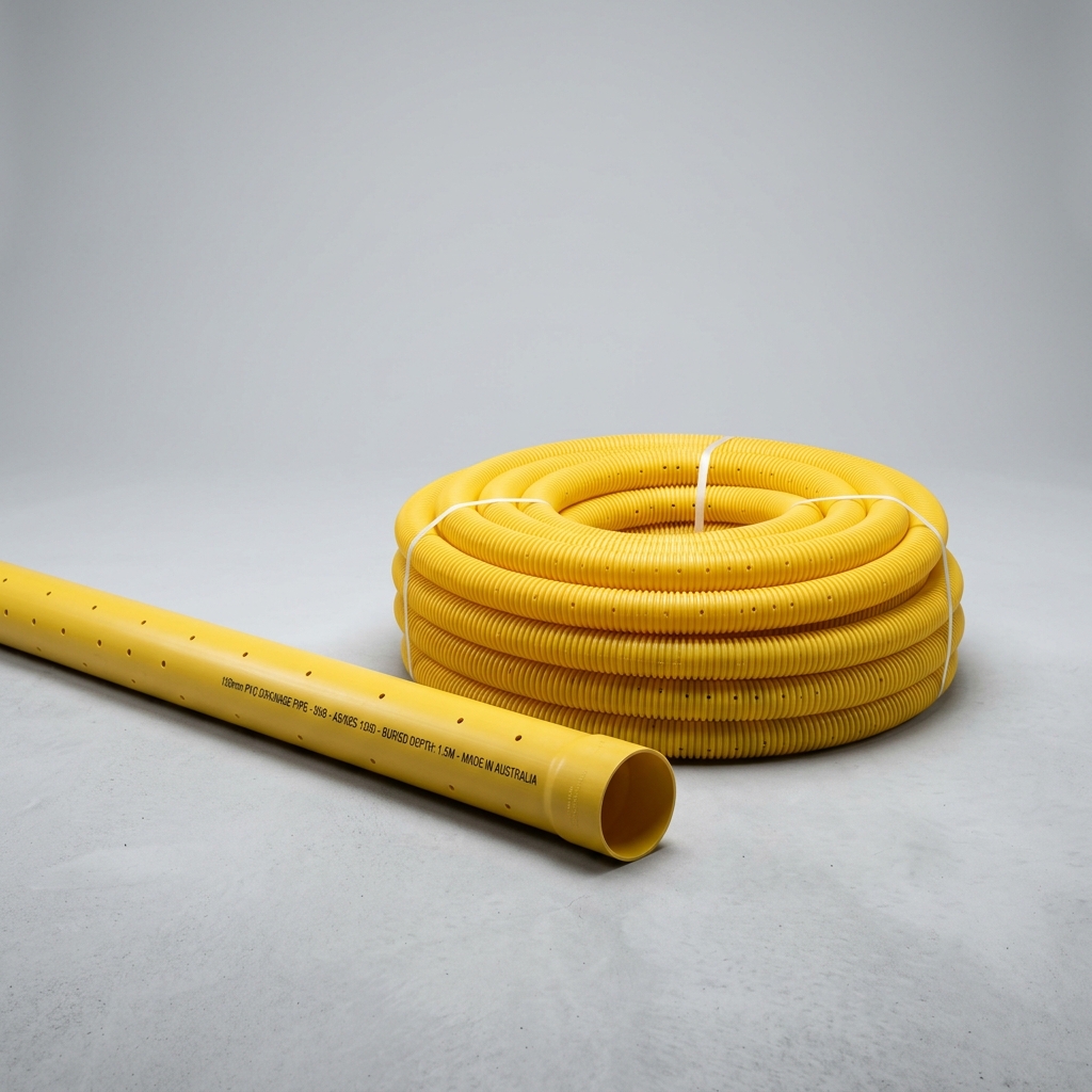 PVC Delikli Drenaj Borusu